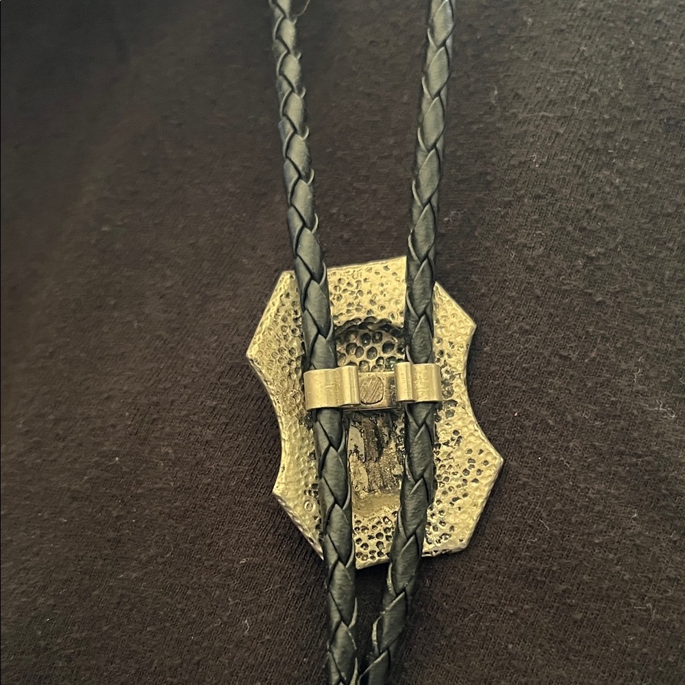 Vintage Turquoise Bolo Tie - Picture 6 of 7